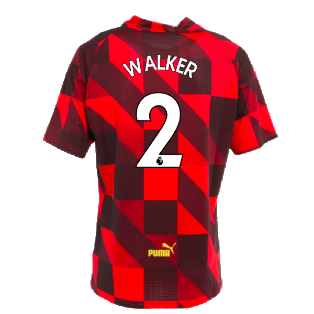 2022-2023 Man City Pre-Match Jersey (Tango Red) (WALKER 2)