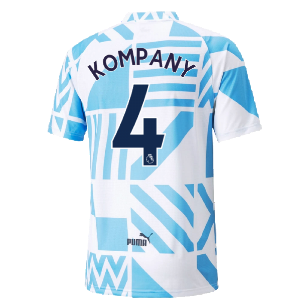 2022-2023 Man City Pre-Match Jersey (White) (KOMPANY 4)