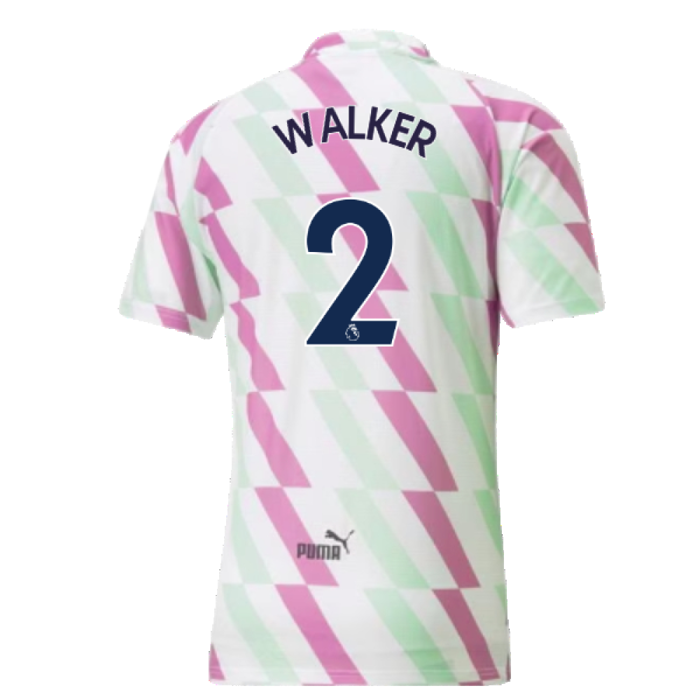 2022-2023 Man City Pre-Match Shirt (White) (WALKER 2)