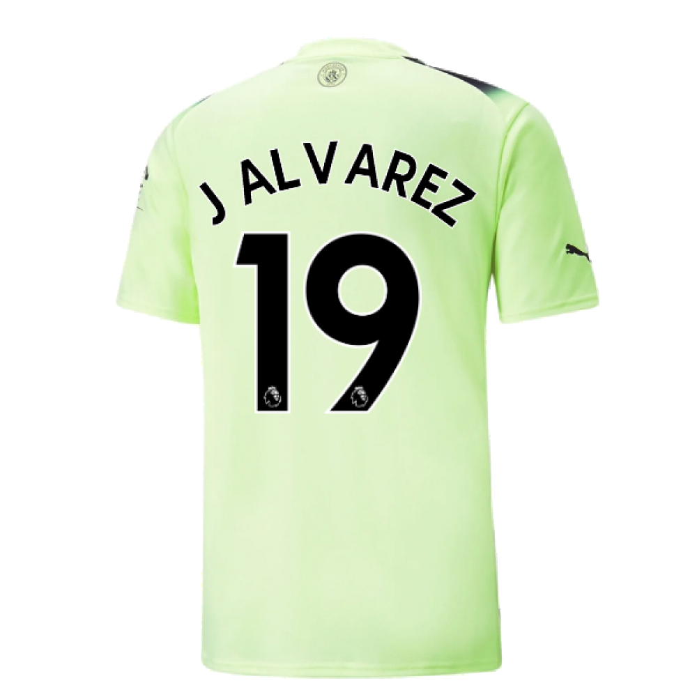 2022-2023 Man City Third Shirt (J ALVAREZ 19)