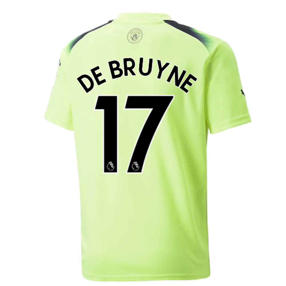 2022-2023 Man City Third Shirt (Kids) (DE BRUYNE 17)