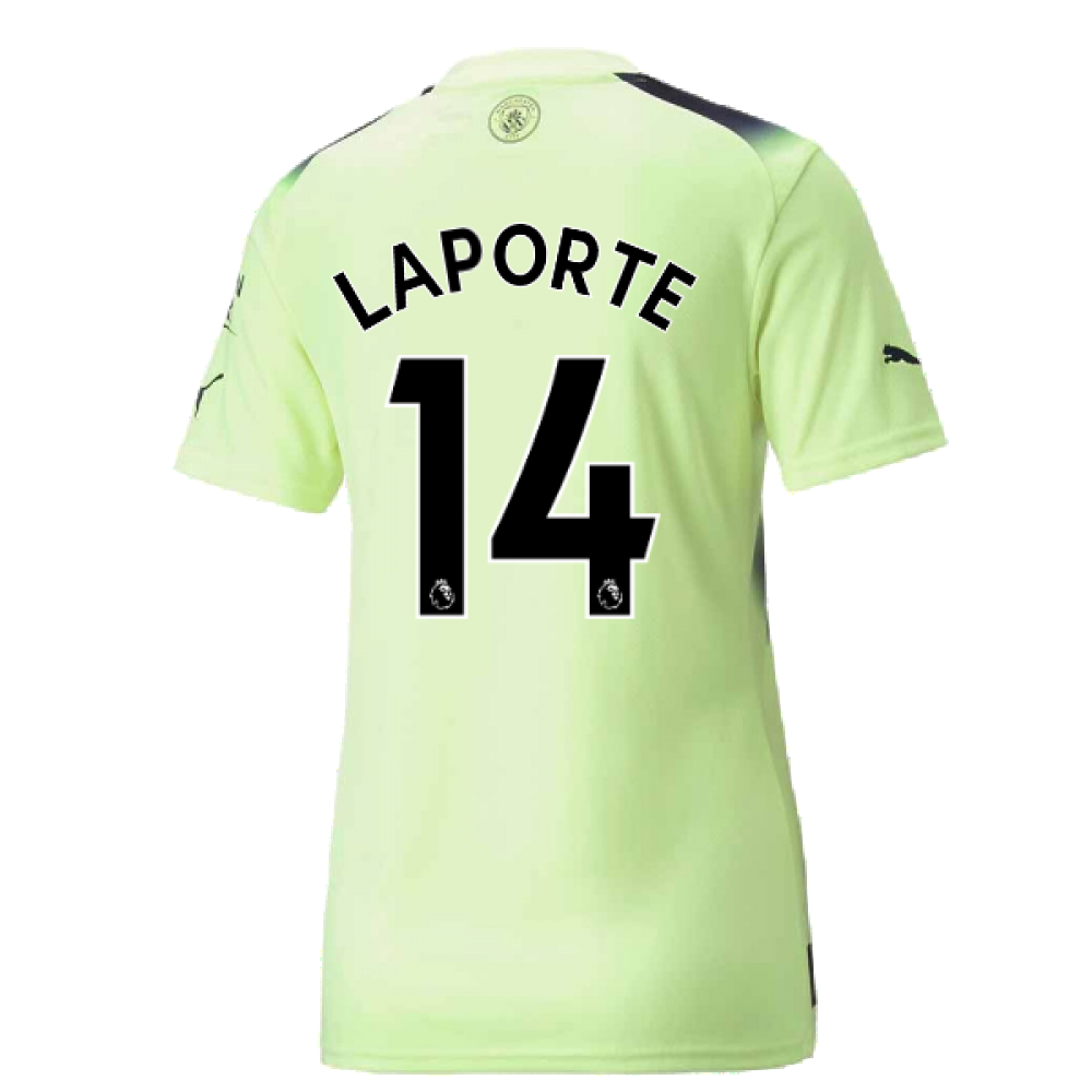 2022-2023 Man City Third Shirt (Ladies) (LAPORTE 14)