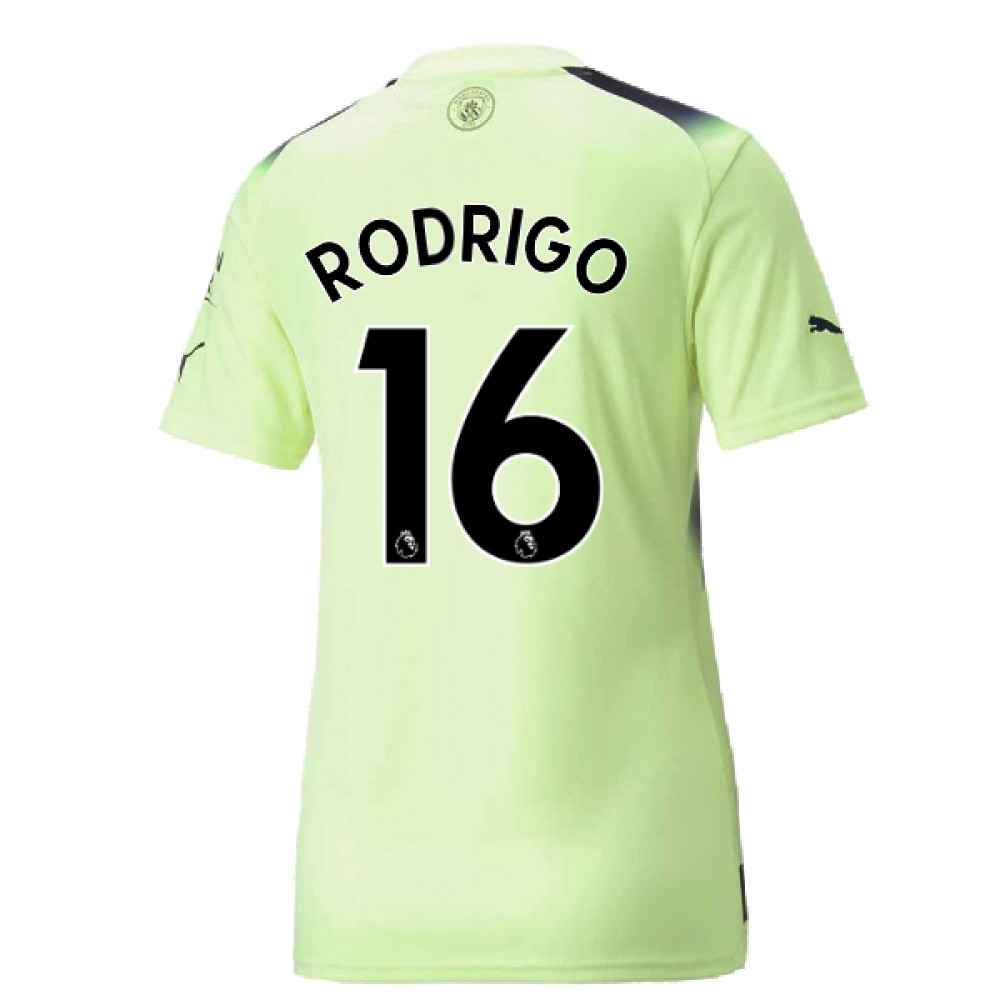 2022-2023 Man City Third Shirt (Ladies) (RODRIGO 16)