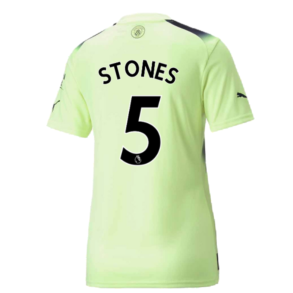 2022-2023 Man City Third Shirt (Ladies) (STONES 5)