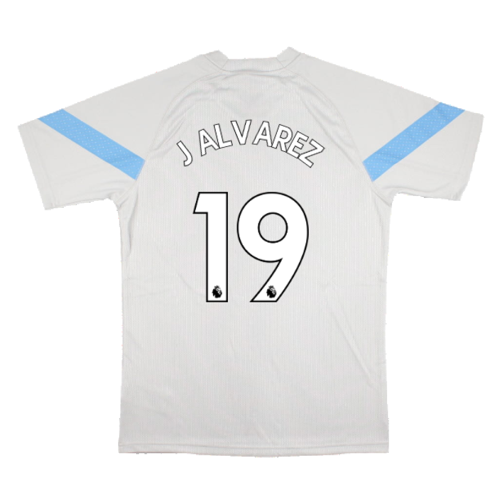 2022-2023 Man City Training Jersey (Grey Violet) (J Alvarez 19)