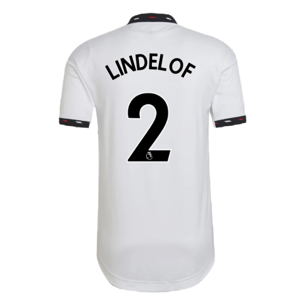 2022-2023 Man Utd Authentic Away Shirt (LINDELOF 2)