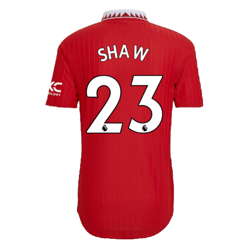 2022-2023 Man Utd Authentic Home Shirt (SHAW 23)