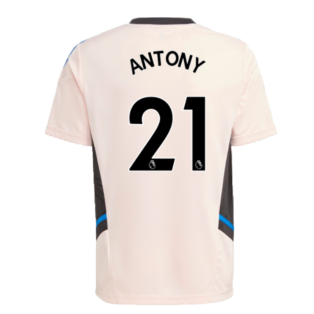 2022-2023 Man Utd Convido 22 Training Tee (Pink) (ANTONY 21)