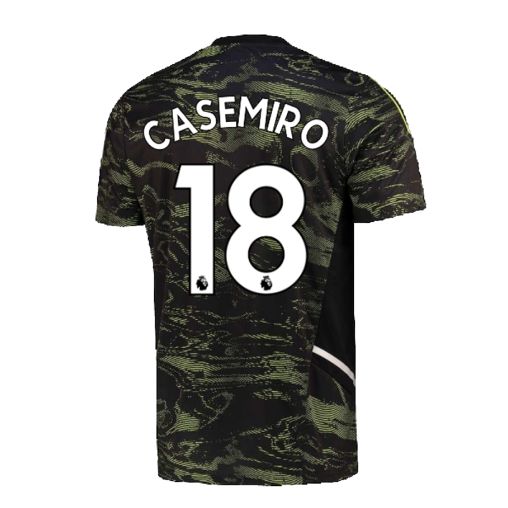 2022-2023 Man Utd EU Training Jersey (Solar Slime) (CASEMIRO 18)