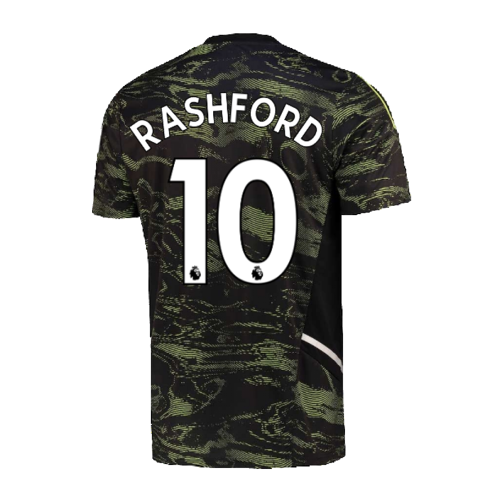 2022-2023 Man Utd EU Training Jersey (Solar Slime) (RASHFORD 10)