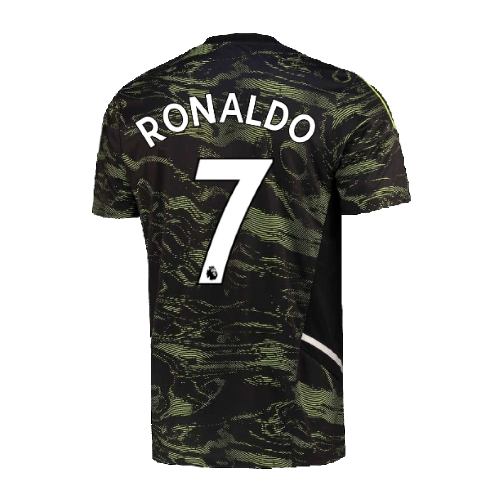 2022-2023 Man Utd EU Training Jersey (Solar Slime) (RONALDO 7)