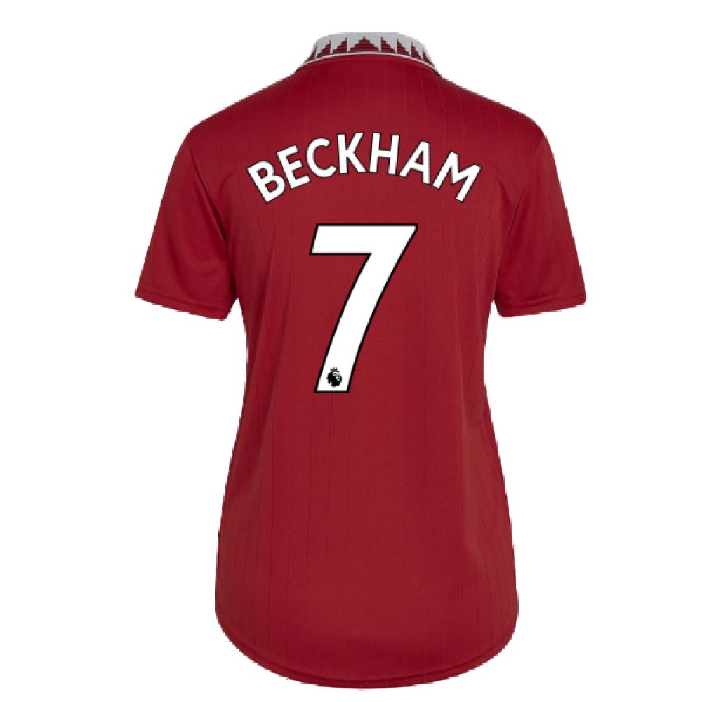 2022-2023 Man Utd Home Shirt (Ladies) (BECKHAM 7)