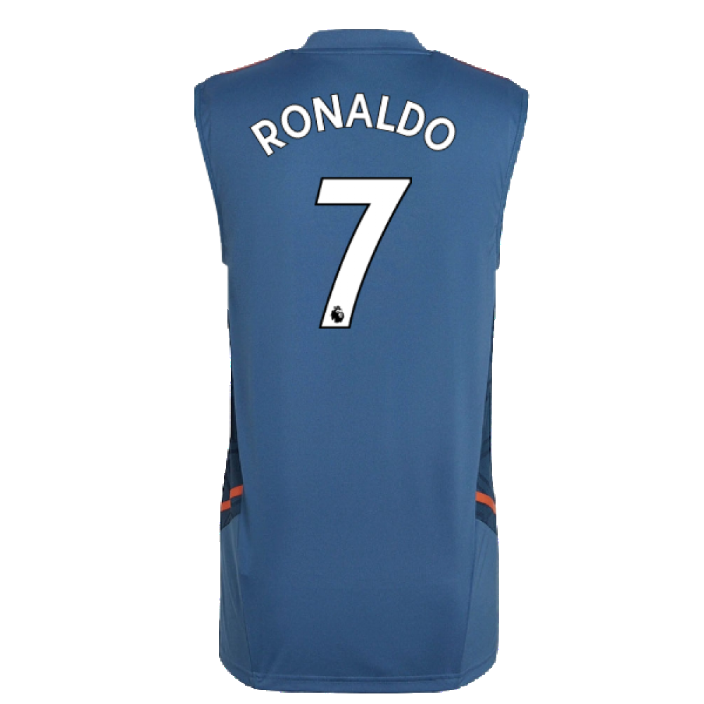 2022-2023 Man Utd Sleeveless Jersey (Blue) (RONALDO 7)