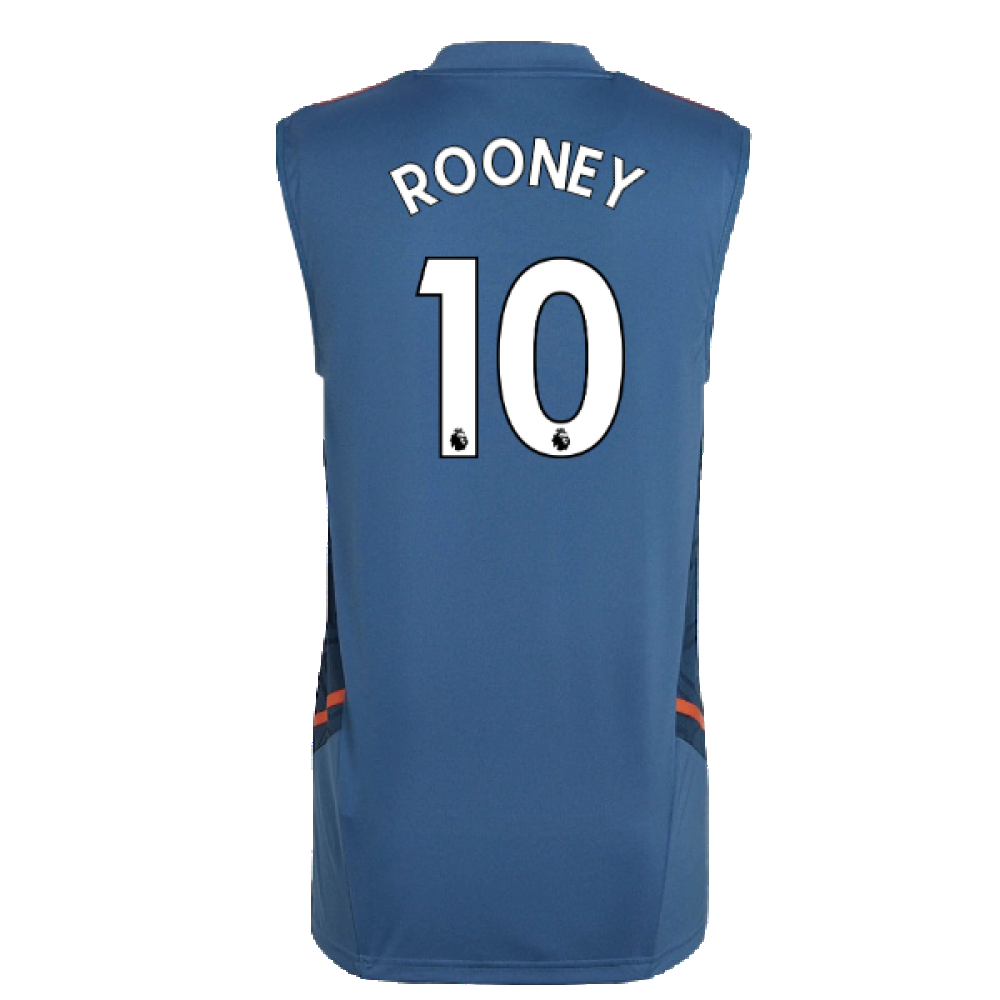 2022-2023 Man Utd Sleeveless Jersey (Blue) (ROONEY 10)