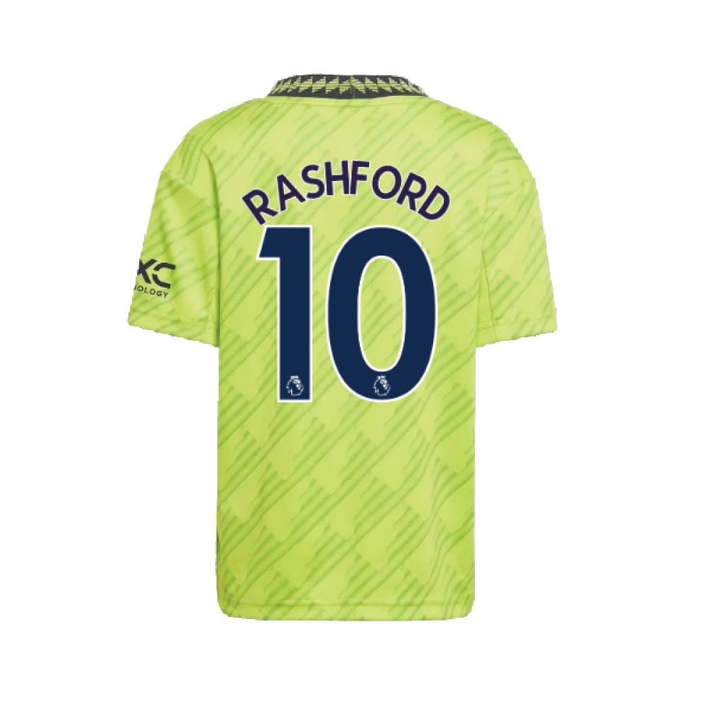 2022-2023 Man Utd Third Mini Kit (RASHFORD 10)