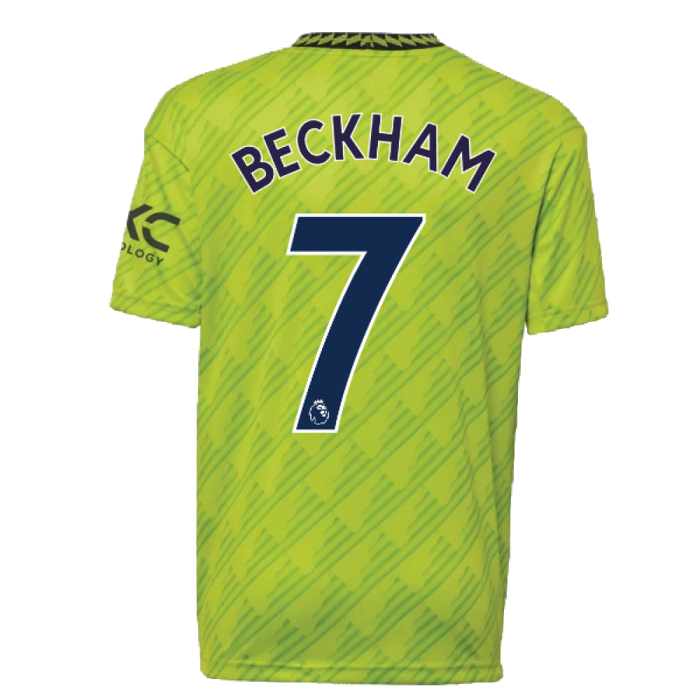 2022-2023 Man Utd Third Shirt (Kids) (BECKHAM 7)