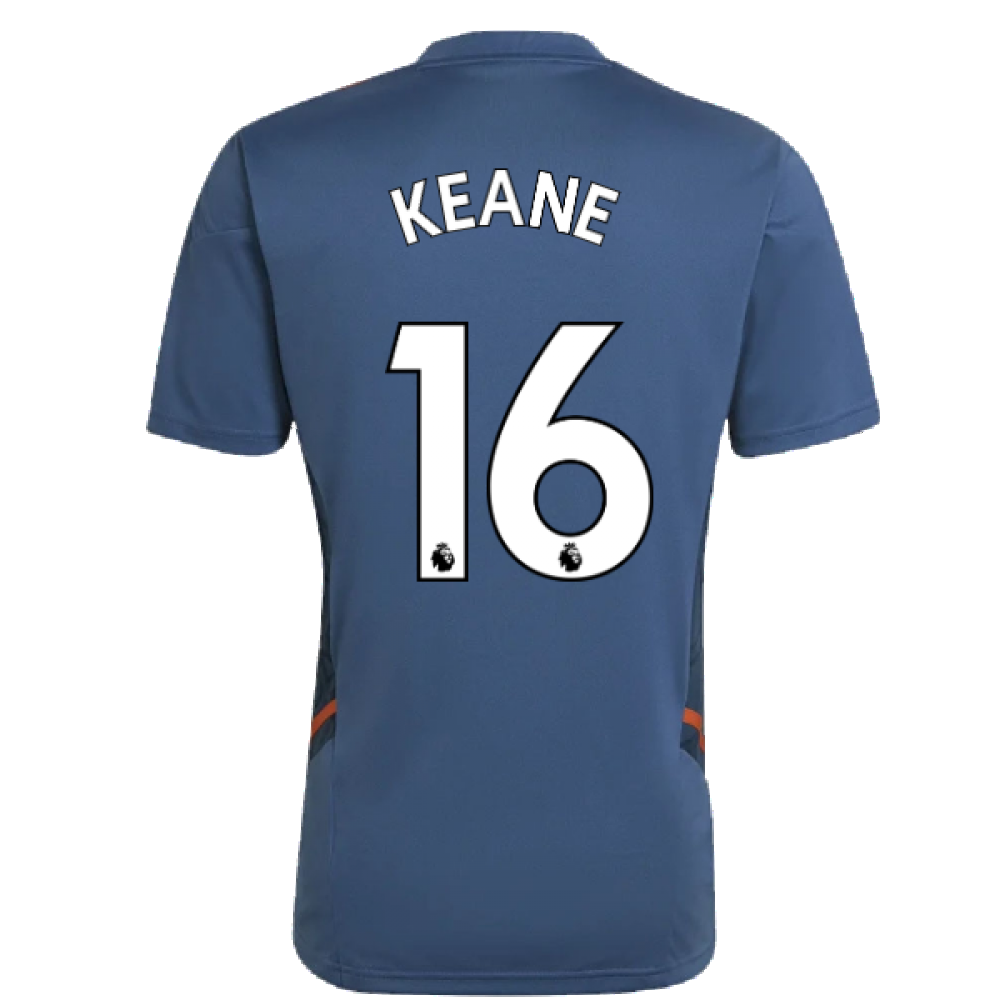 2022-2023 Man Utd Training Shirt (Blue) (KEANE 16)