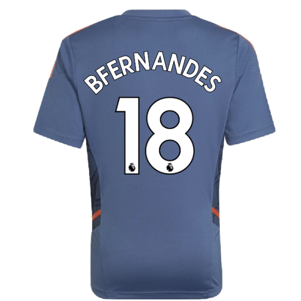 2022-2023 Man Utd Training Shirt (Blue) - Kids (B FERNANDES 8)