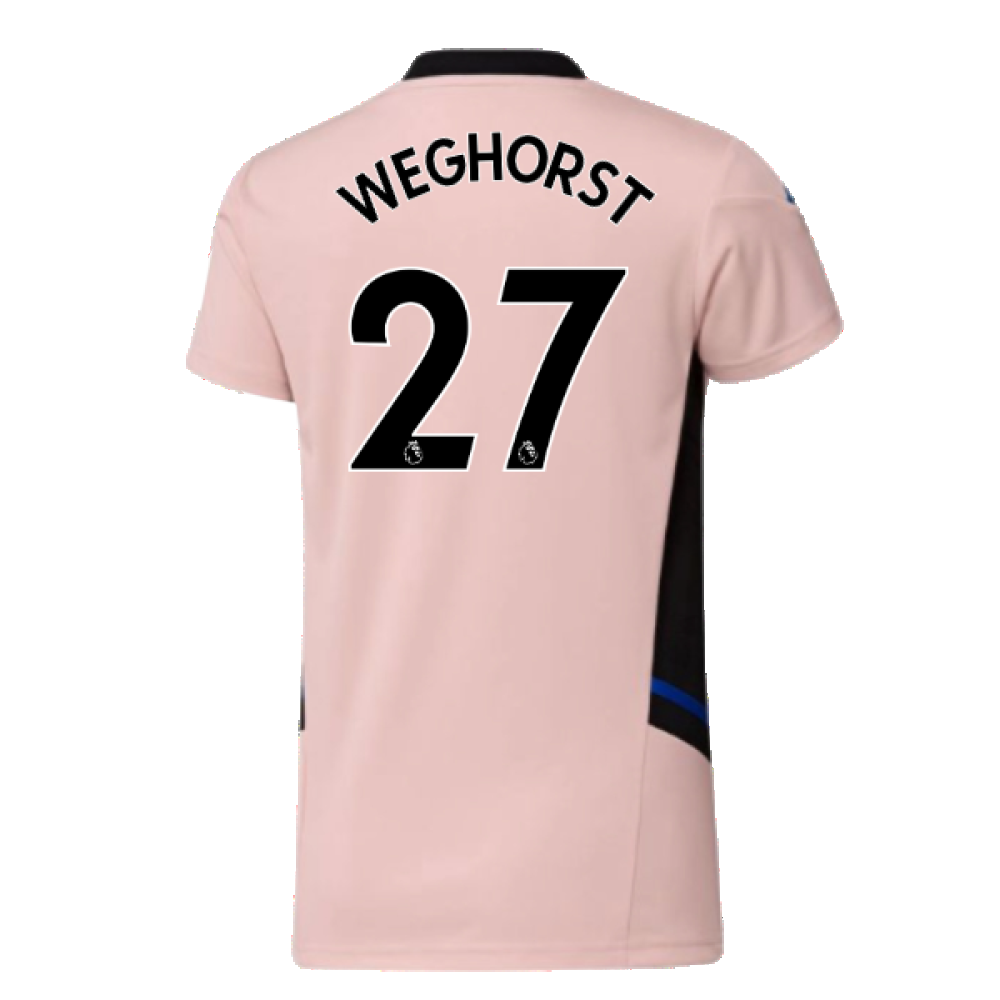 2022-2023 Manchester United Condivo Training Jersey (Pink) (Weghorst 27)