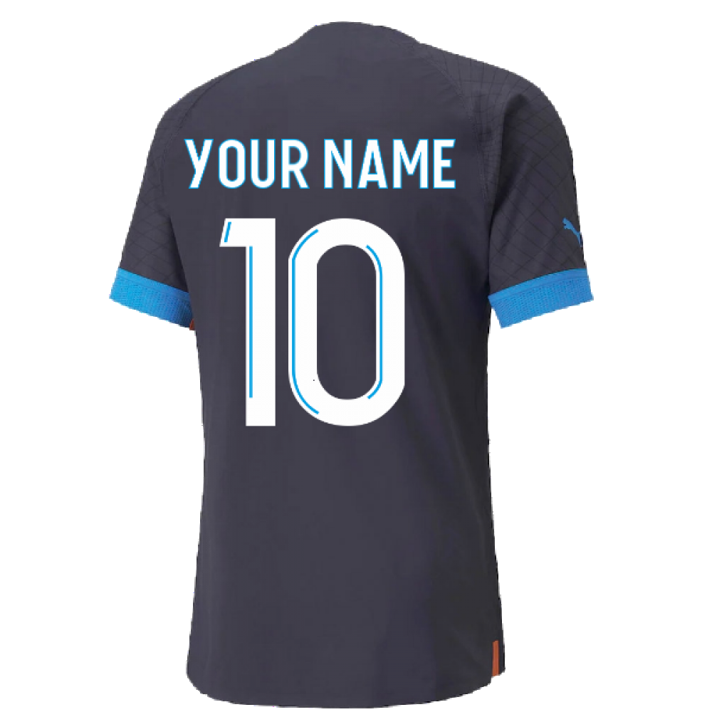 2022-2023 Marseille Authentic Away Shirt (Your Name)