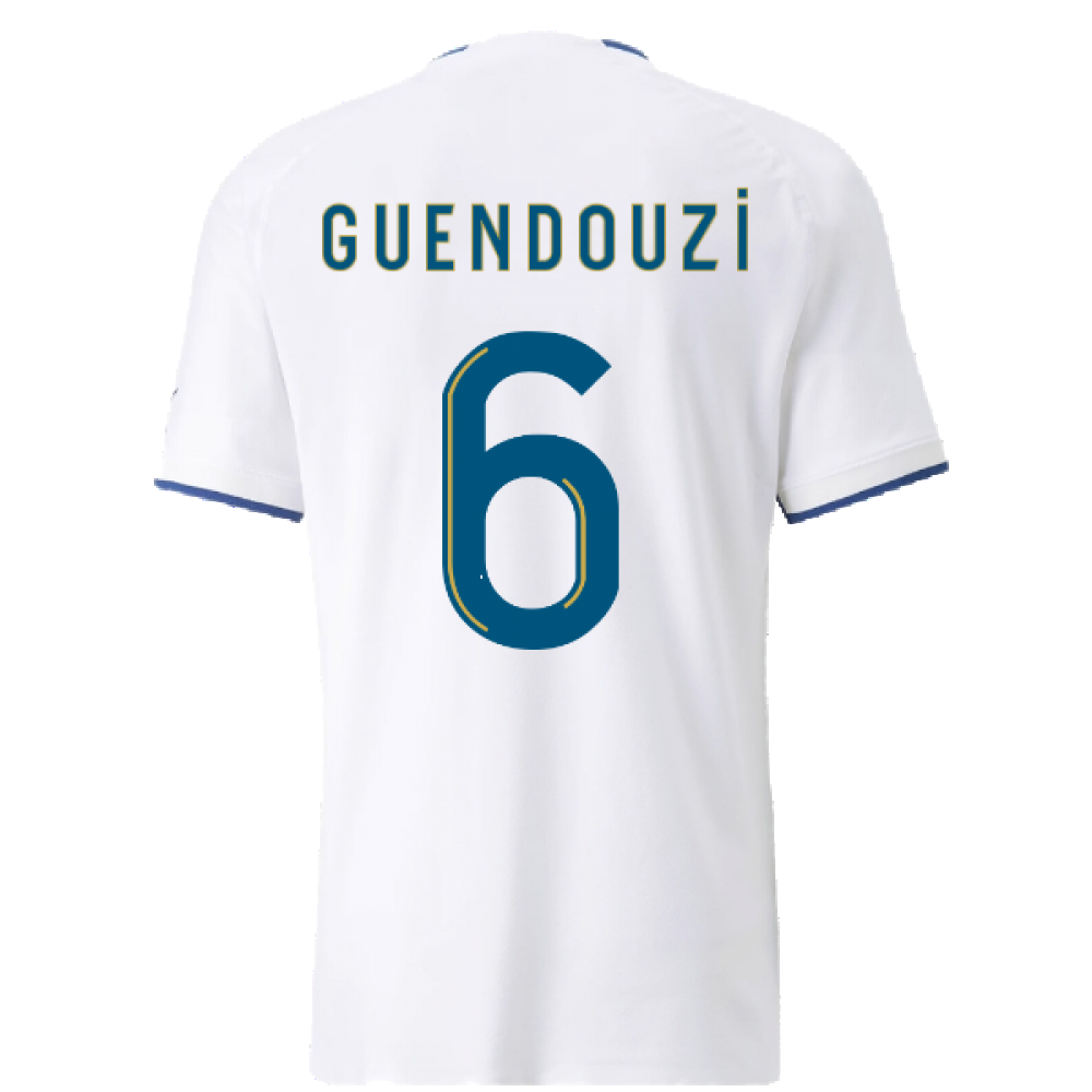 2022-2023 Marseille Authentic Home Shirt (GUENDOUZI 6)