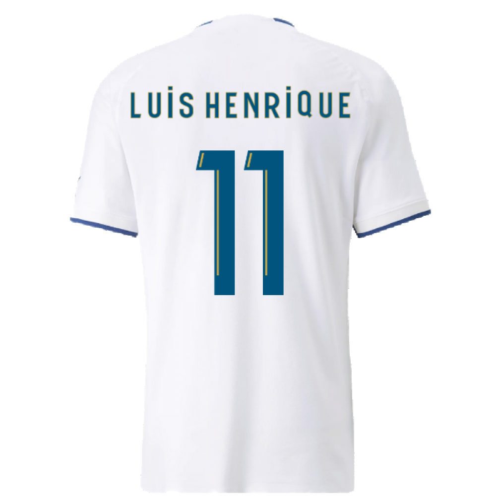 2022-2023 Marseille Authentic Home Shirt (LUIS HENRIQUE 11)