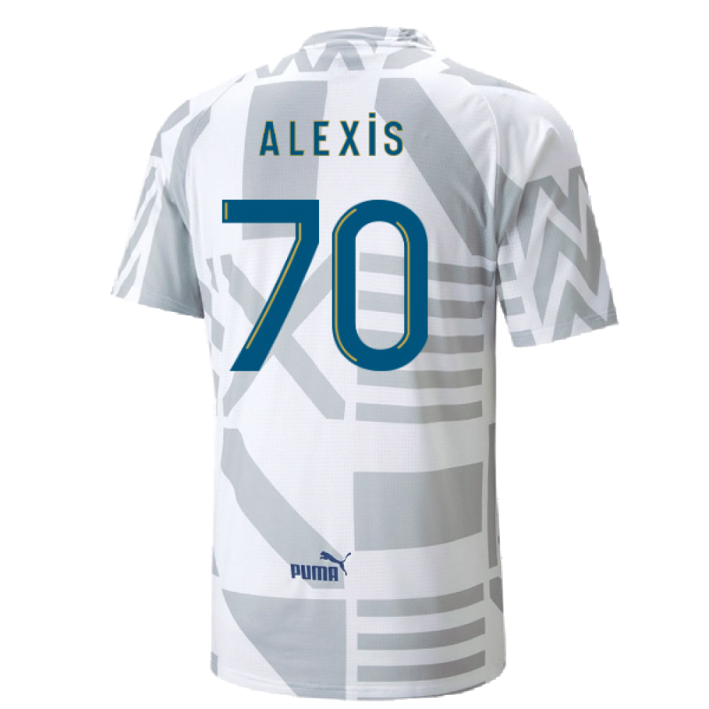 2022-2023 Marseille Pre-Match Jersey (White) (ALEXIS 70)