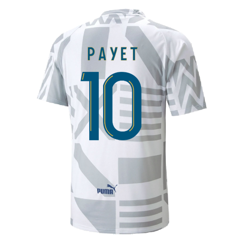 2022-2023 Marseille Pre-Match Jersey (White) (PAYET 10)