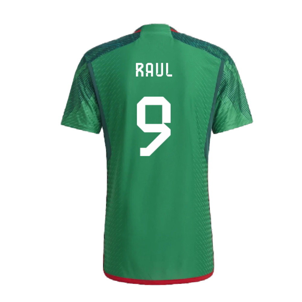 2022-2023 Mexico Authentic Home Shirt (RAUL 9)