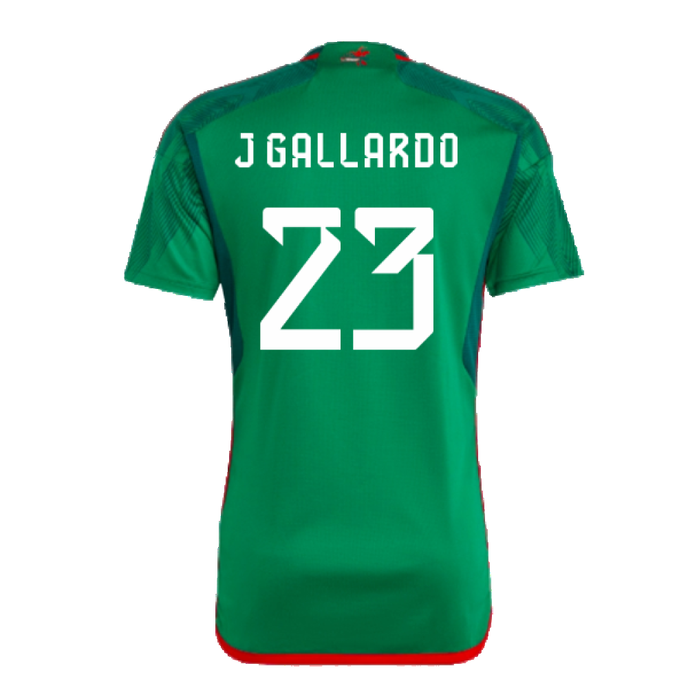 2022-2023 Mexico Home Shirt (J GALLARDO 23)