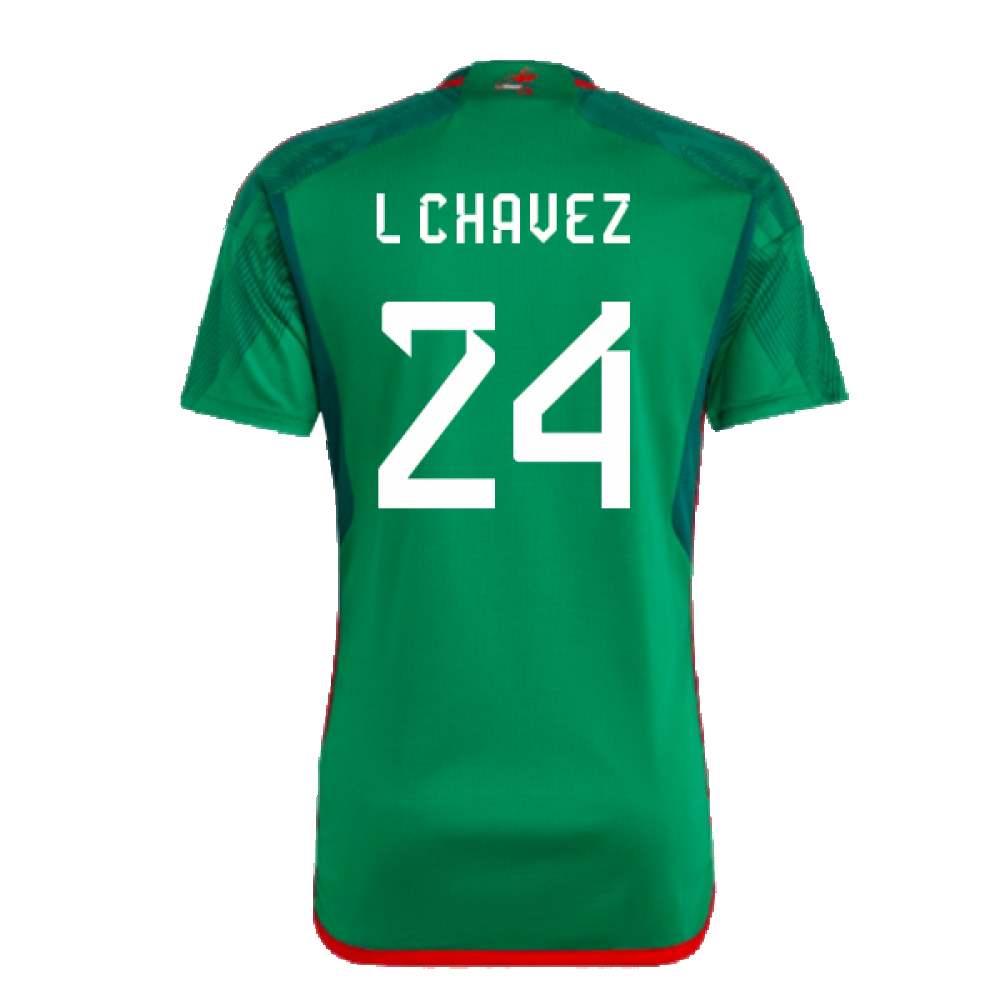 2022-2023 Mexico Home Shirt (L CHAVEZ 24)