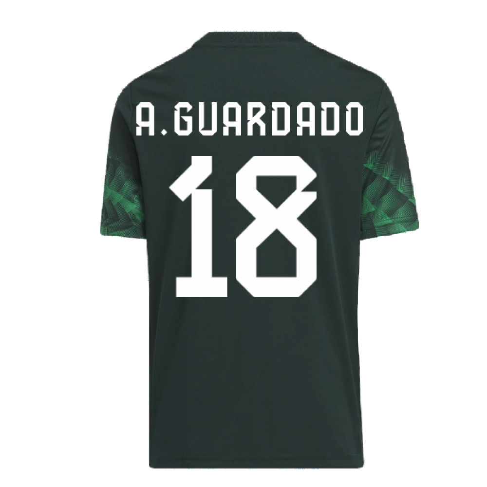 2022-2023 Mexico Pre-Match Shirt (Green) - Kids (A.GUARDADO 18)