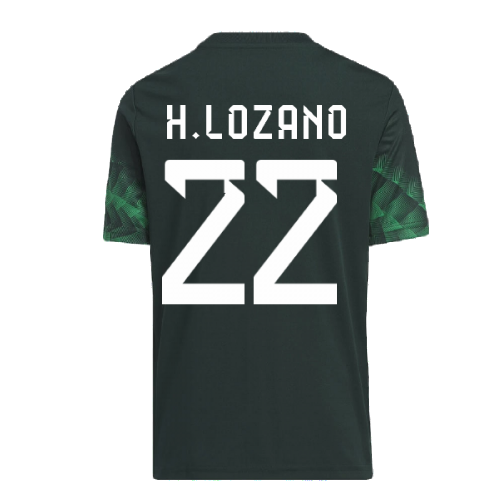 2022-2023 Mexico Pre-Match Shirt (Green) - Kids (H.LOZANO 22)