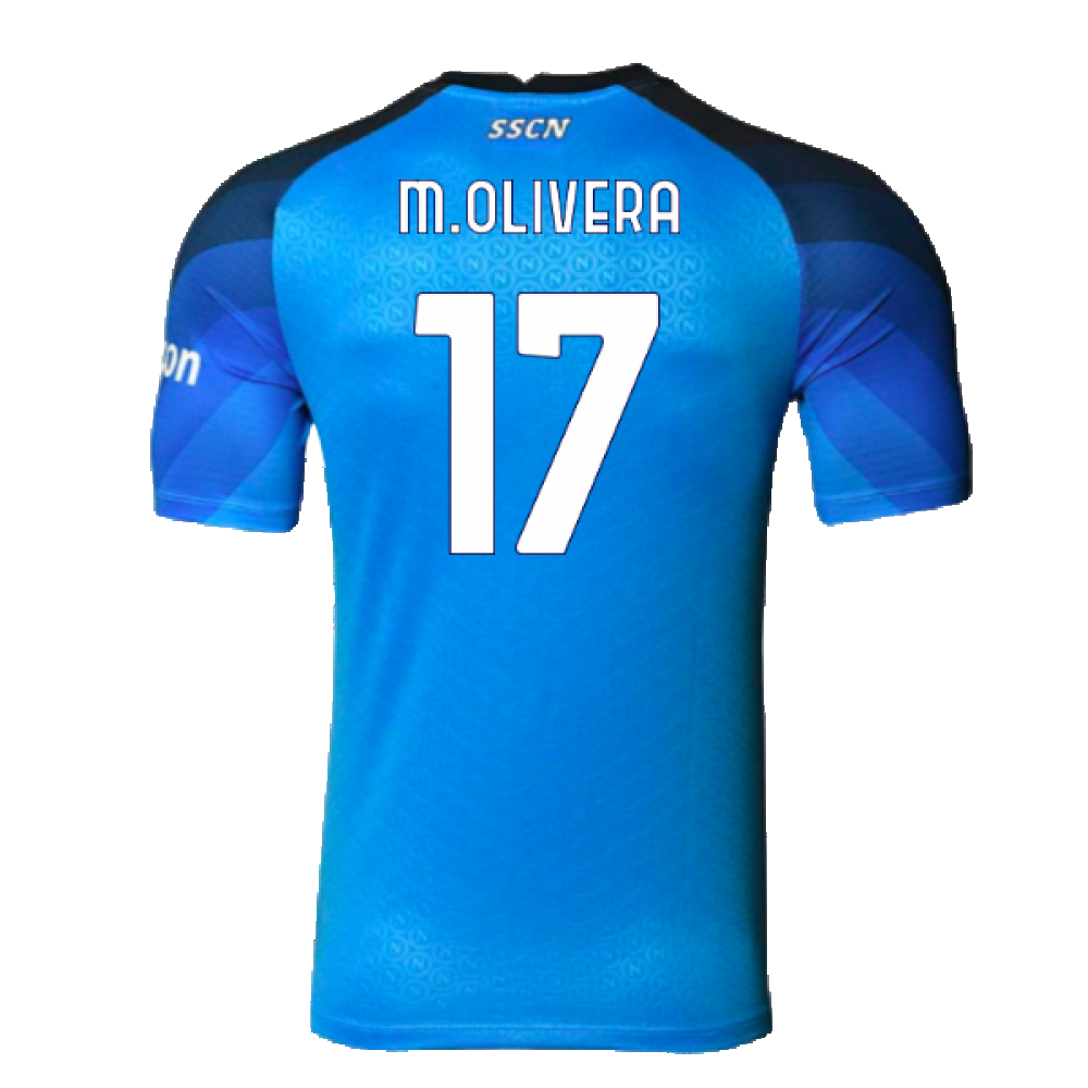 2022-2023 Napoli Home Authentic Shirt (M.Olivera 17)