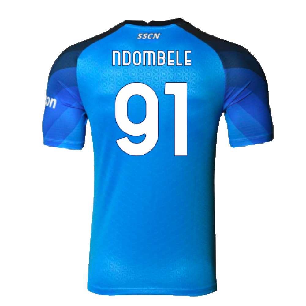 2022-2023 Napoli Home Authentic Shirt (Ndombele 91)