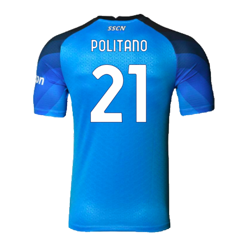 2022-2023 Napoli Home Authentic Shirt (Politano 21)