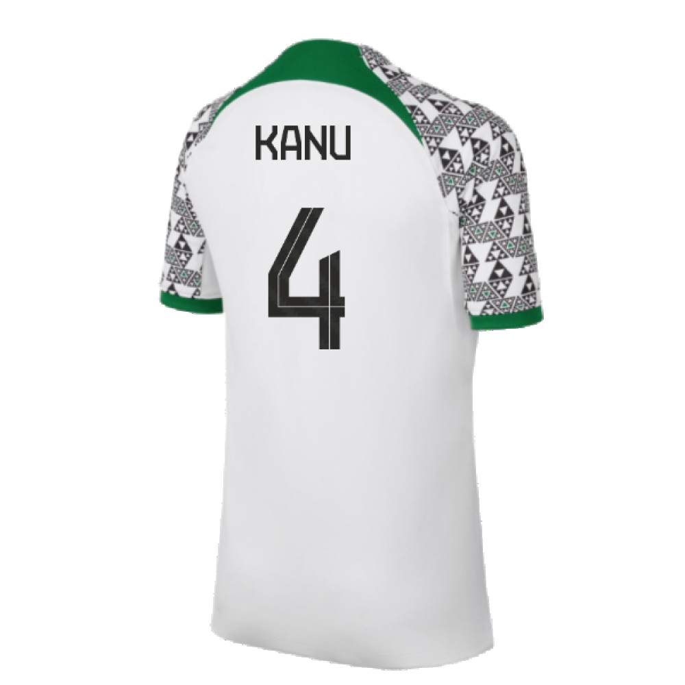 2022-2023 Nigeria Away Shirt (Kids) (KANU 4)