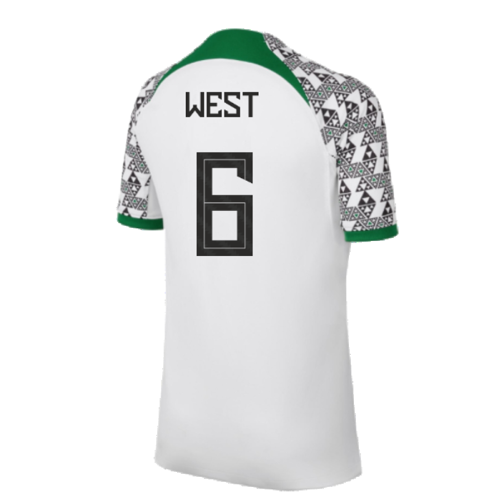 2022-2023 Nigeria Away Shirt (Kids) (WEST 6)