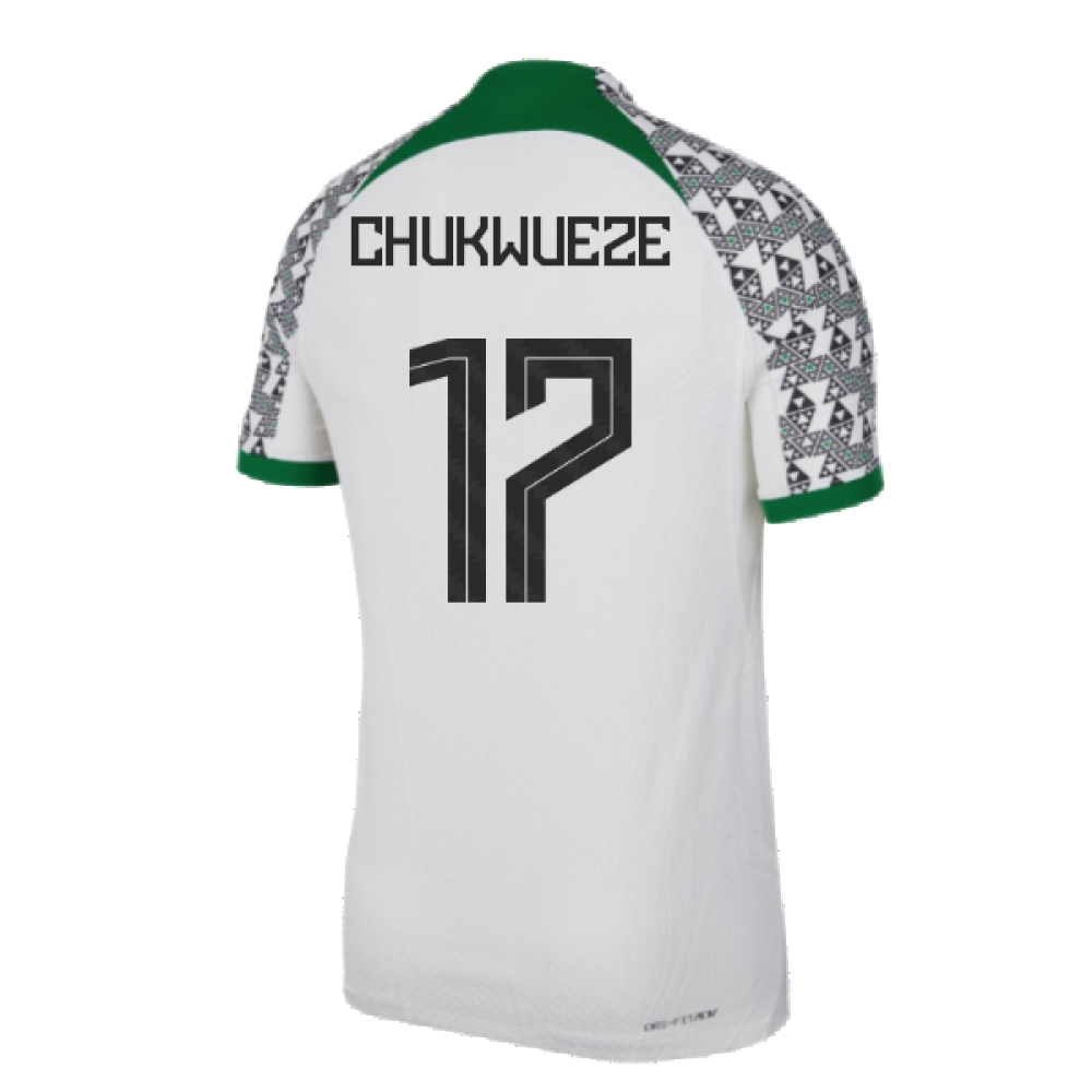 2022-2023 Nigeria Away Vapor Shirt (CHUKWUEZE 17)