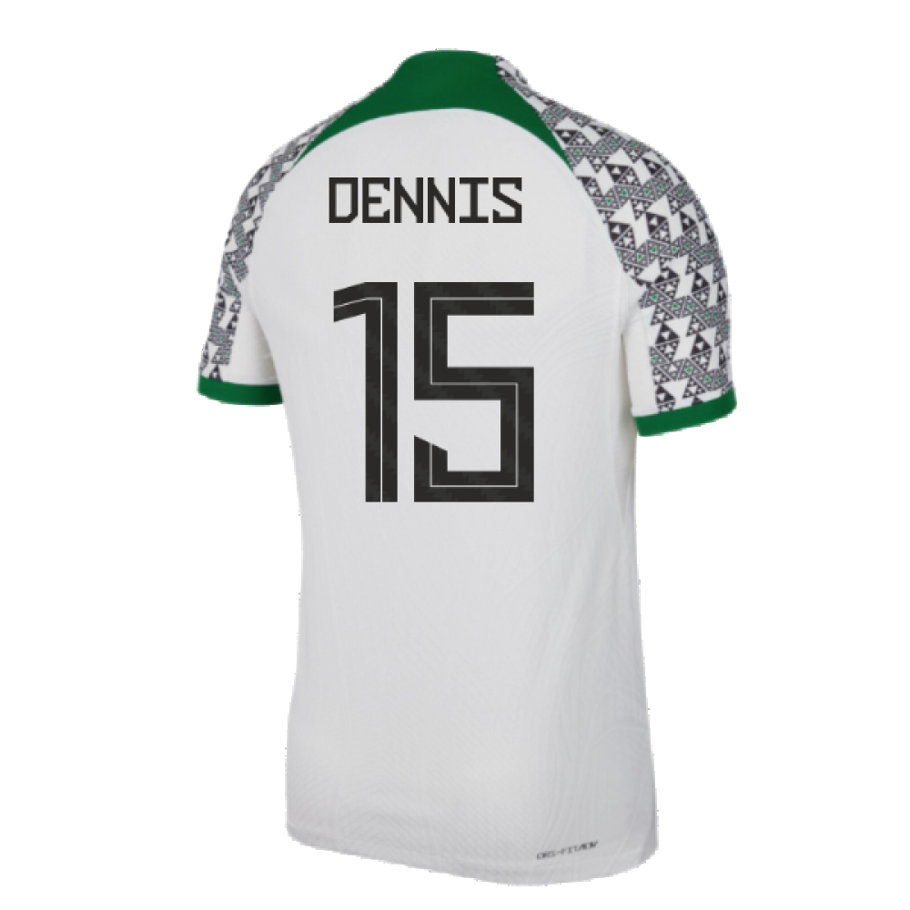 2022-2023 Nigeria Away Vapor Shirt (DENNIS 15)