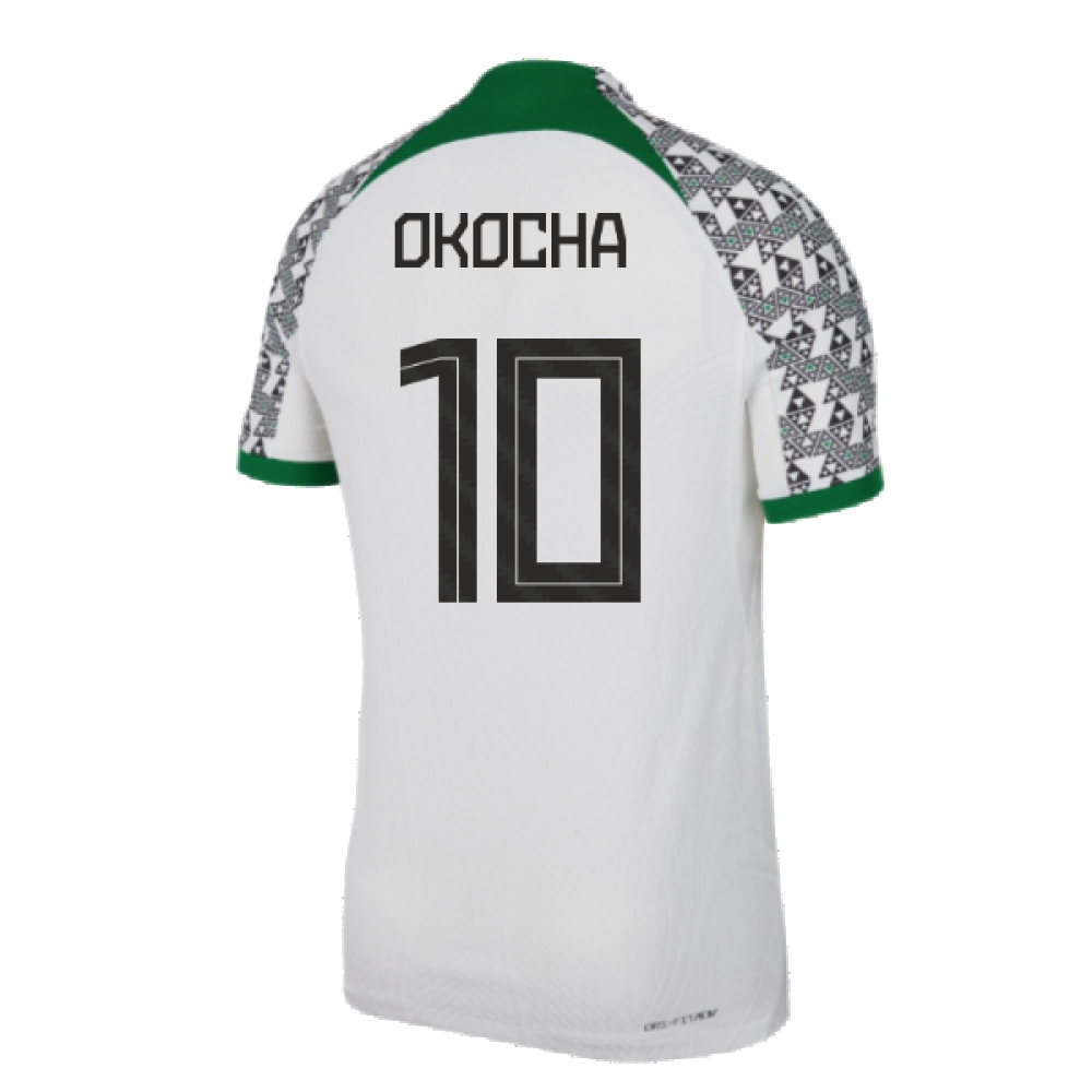 2022-2023 Nigeria Away Vapor Shirt (OKOCHA 10)