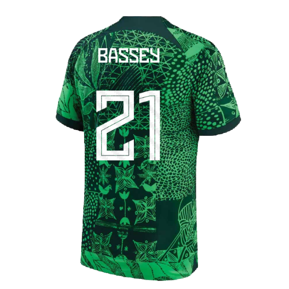 2022-2023 Nigeria Home Shirt (Bassey 21)