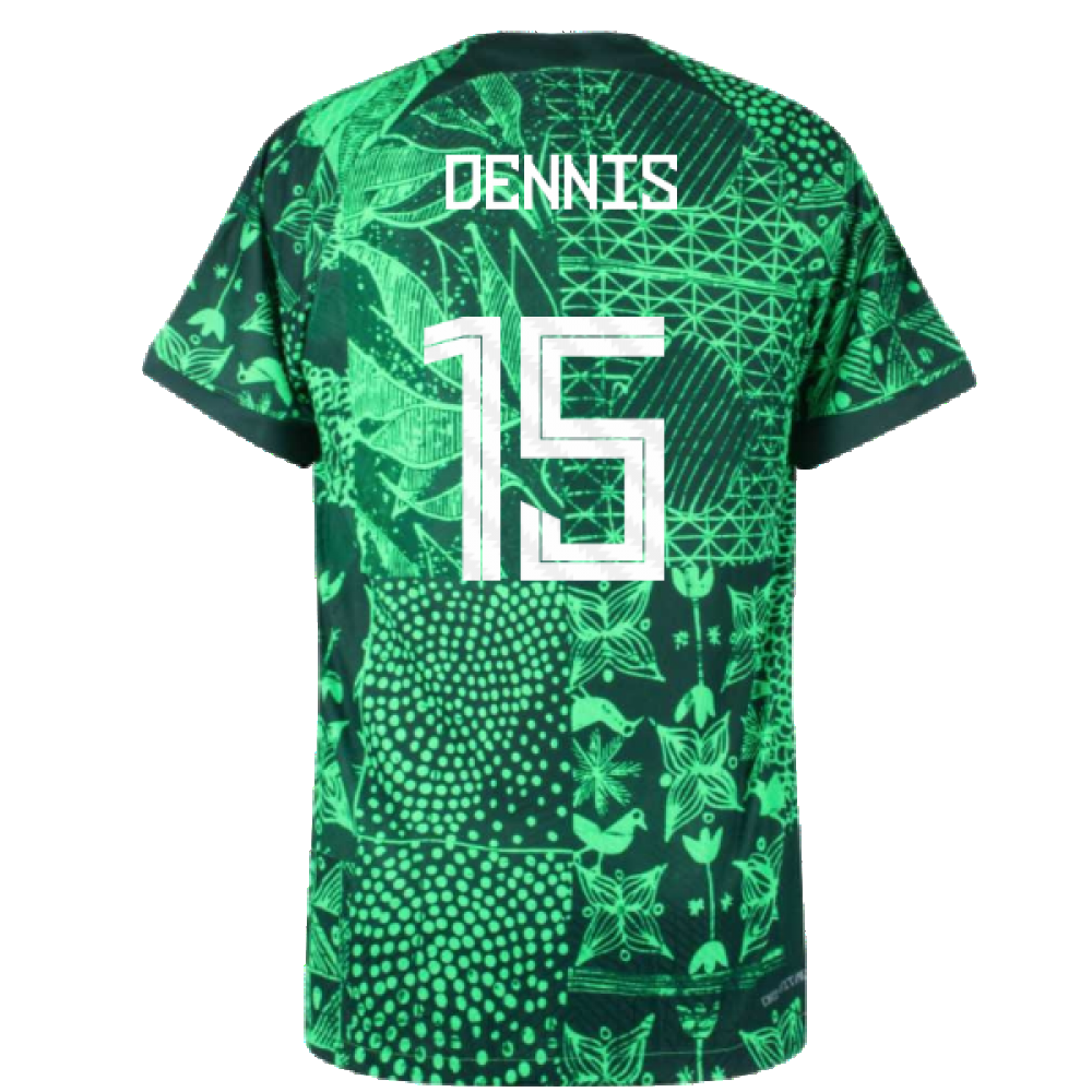 2022-2023 Nigeria Home Vapor Shirt (DENNIS 15)