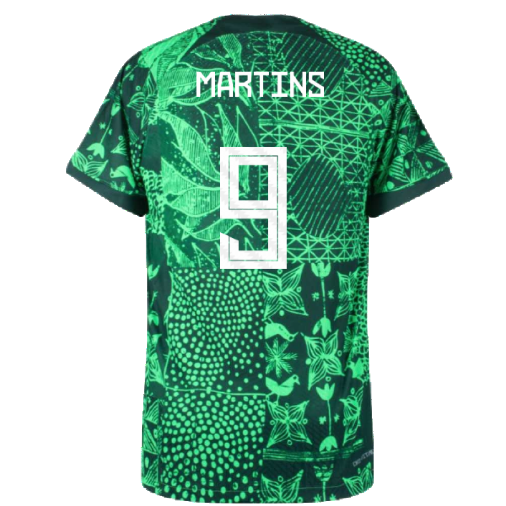 2022-2023 Nigeria Home Vapor Shirt (MARTINS 9)