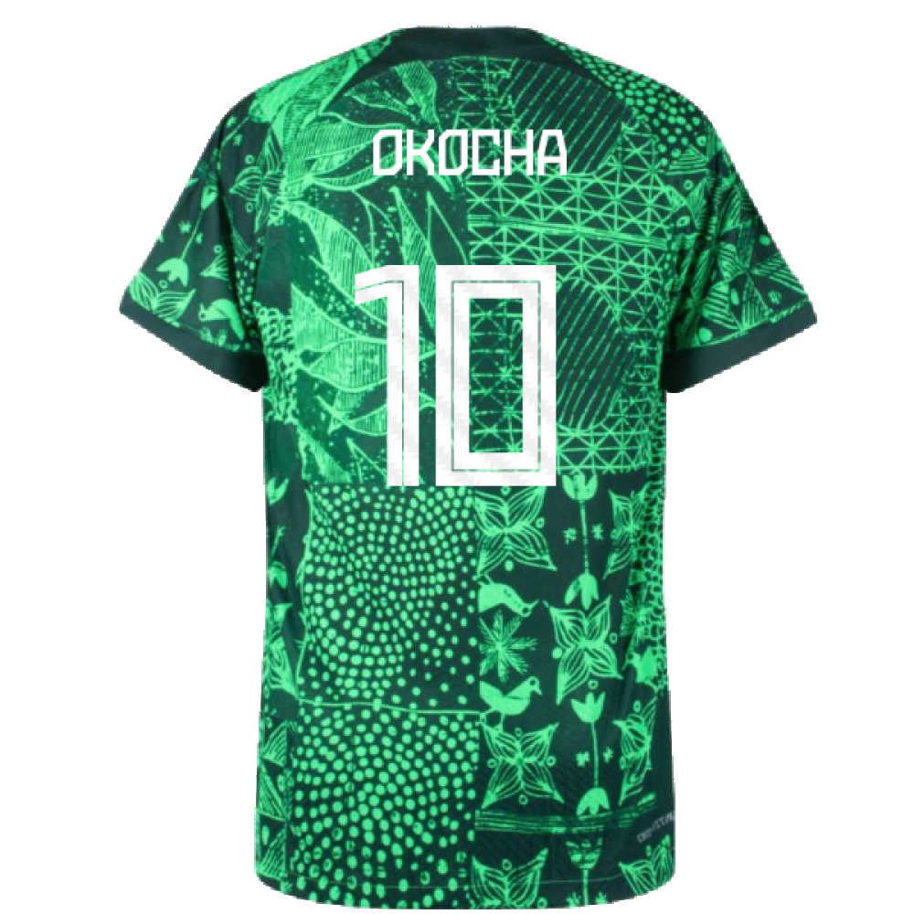 2022-2023 Nigeria Home Vapor Shirt (OKOCHA 10)