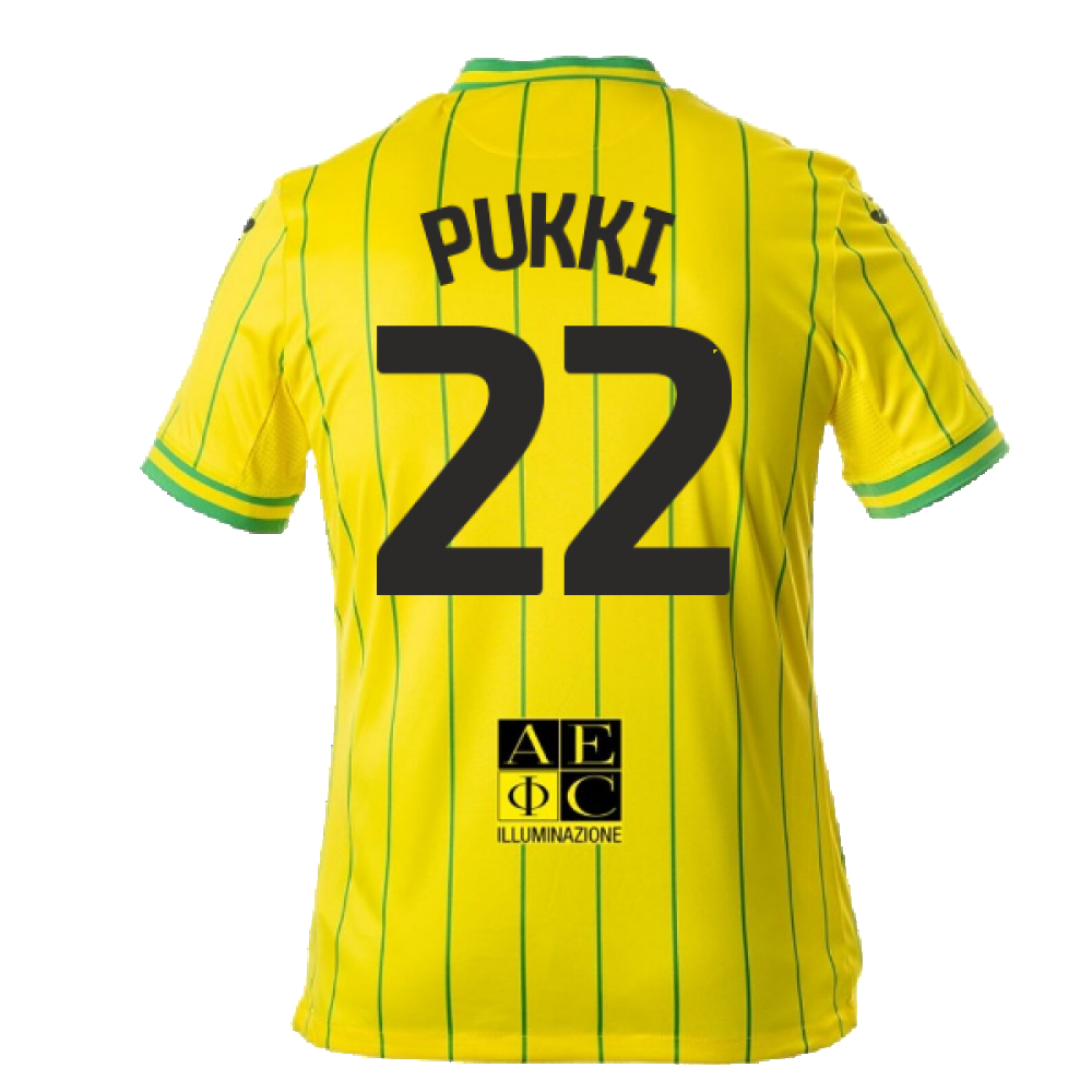 2022-2023 Norwich City Home Shirt (PUKKI 22)