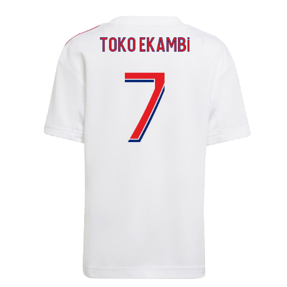 2022-2023 Olympique Lyon Home Mini Kit (TOKO EKAMBI 7)