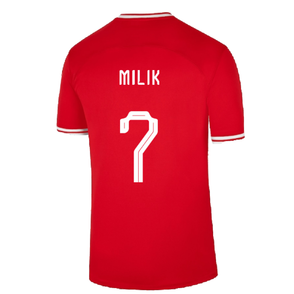 2022-2023 Poland Away Shirt (Kids) (Milik 7)