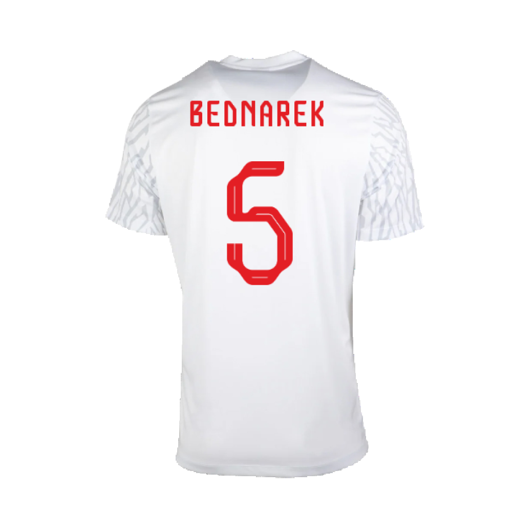 2022-2023 Poland Home Dri-Fit Shirt (Kids) (BEDNAREK 5)