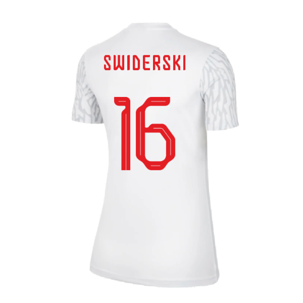 2022-2023 Poland Home Shirt (Ladies) (Swiderski 16)